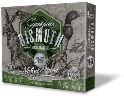 NSI LONG RANGE SUPERFINE BISMUTH 35gr 12/70 US4 10 ASK