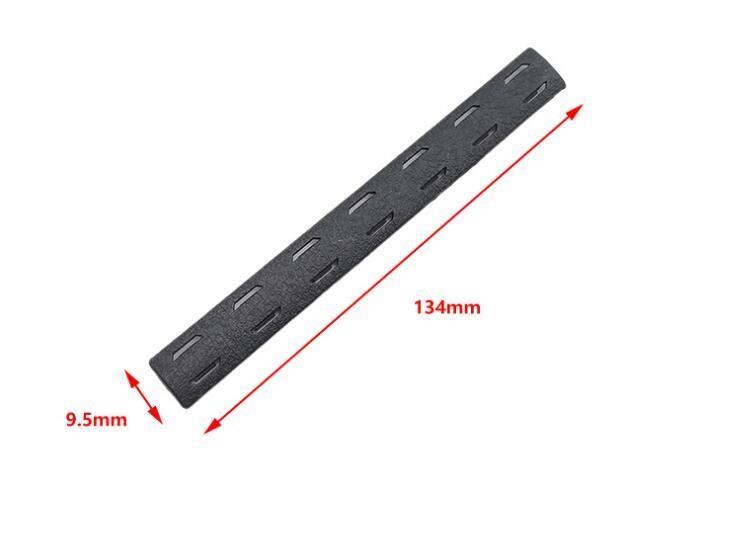 Rail Covers 5-pack M-LOK Svart 10x135mm gummi