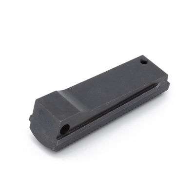 Eemann Tech Mainspring Housing for 1911, Checkered 25 lpi, Flat, Color: Black