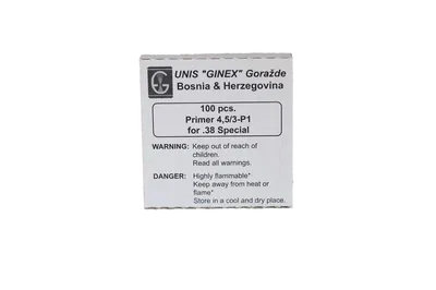 GINEX Small Pistol Primer (Mjuk) 100 ASK