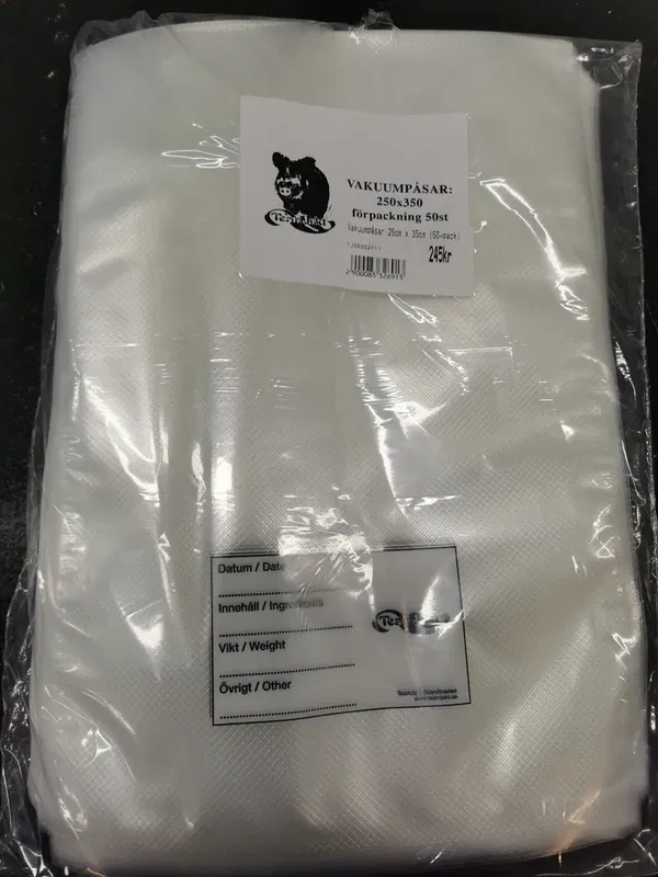 Team Jakt, Vakuumpåsar 20x30 cm, 50 st