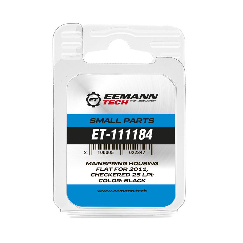 Eemann Tech Mainspring Housing Flat for 2011, Checkered 25 lpi