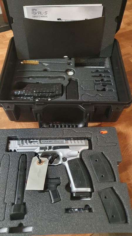 Canik TP9 SFx Rival-S, Crome 9 mm *VMB*