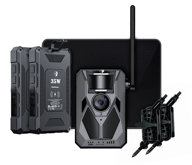 Nordic Gamekeeper Viltkamera APEX MAX inkl. Twin Power pack + kamerafäste PRO