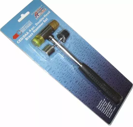 Double-Alpha Academy DAA/CED 4-pc. Double-Head Brass Hammer Set