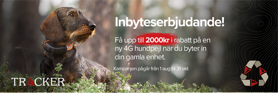 Inbyteskampanj/erbjudande från Tracker