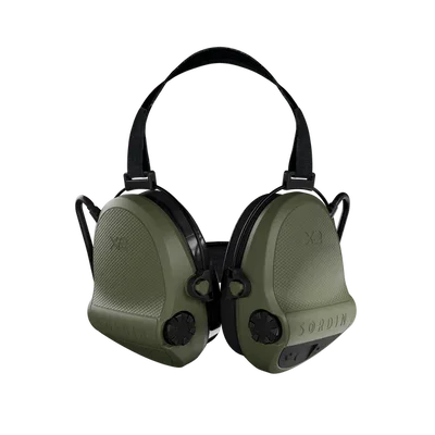 Sordin X2 Black Headband leather GEL