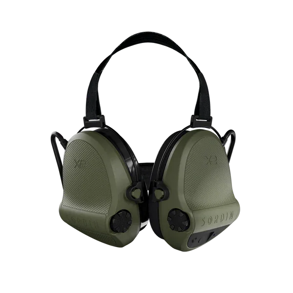 Sordin X2 Black Headband leather GEL