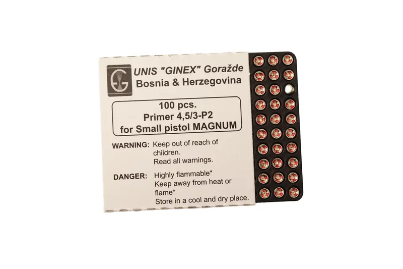 GINEX Primer Small Pistol Magnum 100 ASK
