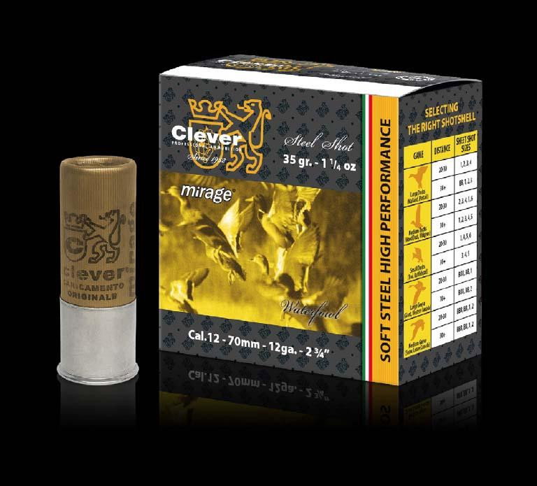 Clever Mirage T4 Soft Steel - 35 gr -12/70 - 25 ASK