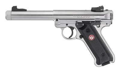 Ruger MKIV Target gängad pipa .22 LR rostfri