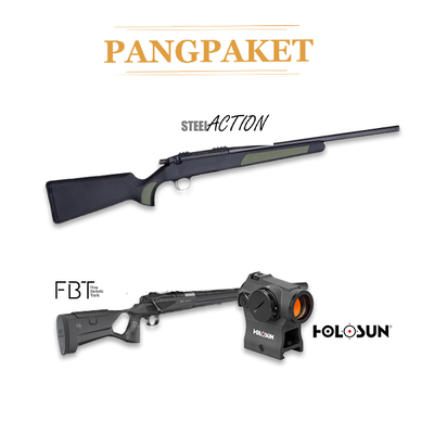 ~PANGPAKET~ Steel-Action, HS, 308 win, Holosun HS403R & FBT kolv