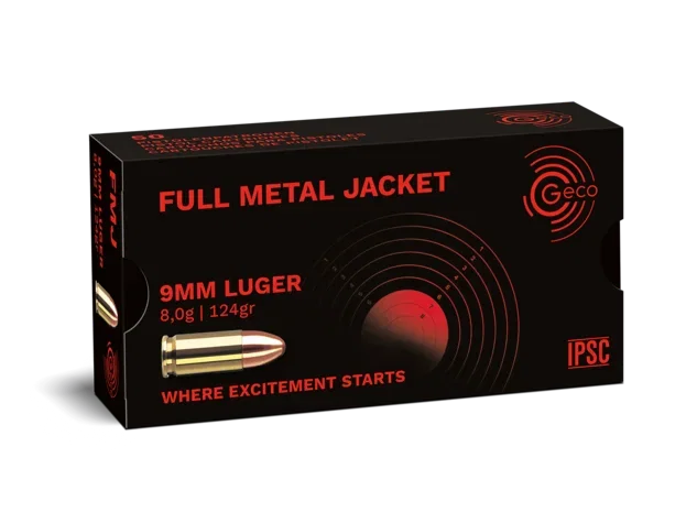 GECO 9mm Luger FMJ 8,0 50 ASK (TOMBAK)