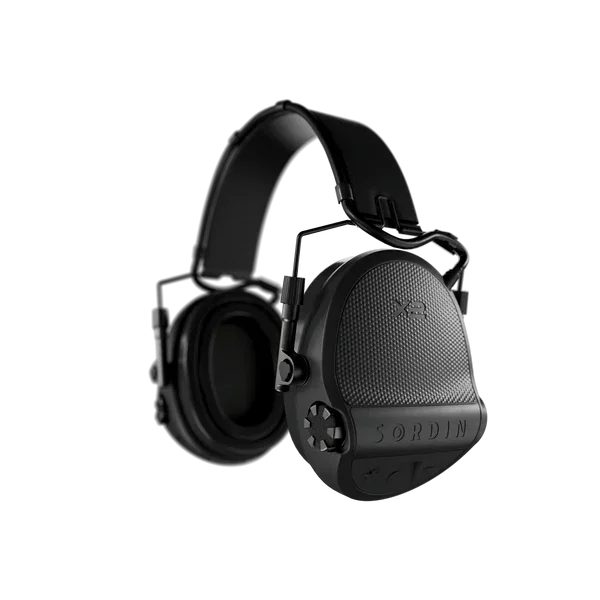 Sordin X2 Black Headband leather GEL