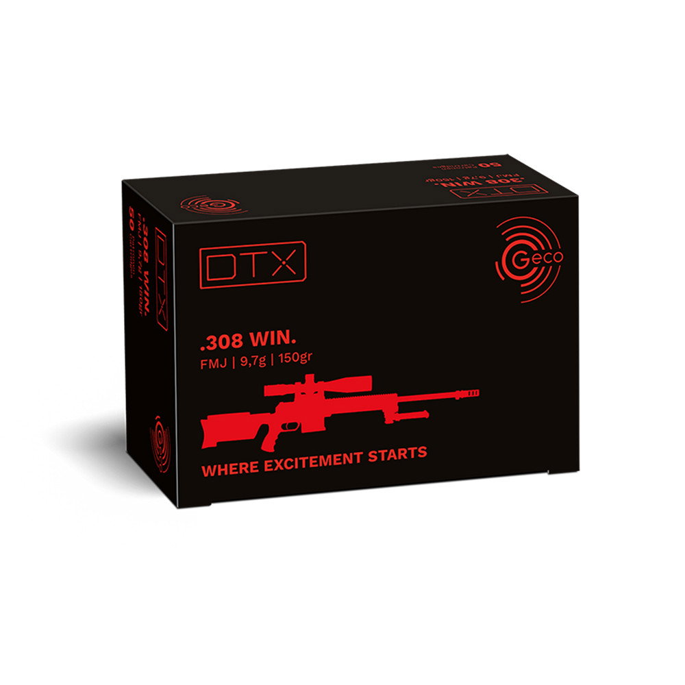 GECO 308WIN FMJ DTX 150GR/9,7G