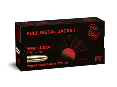GECO 9mm Luger FMJ 8,0 50 ASK (TOMBAK)