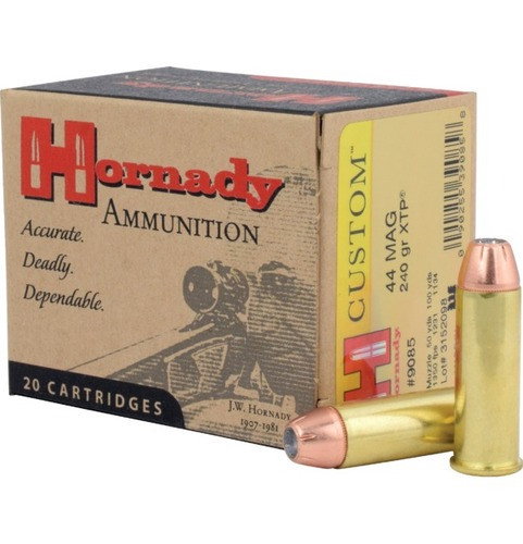 HORNADY CUSTOM™ PISTOL AMMUNITION 44 REM MAG XTP® 20/BOX