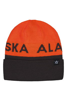 ALASKA Reversible Beanie, Brown/Black