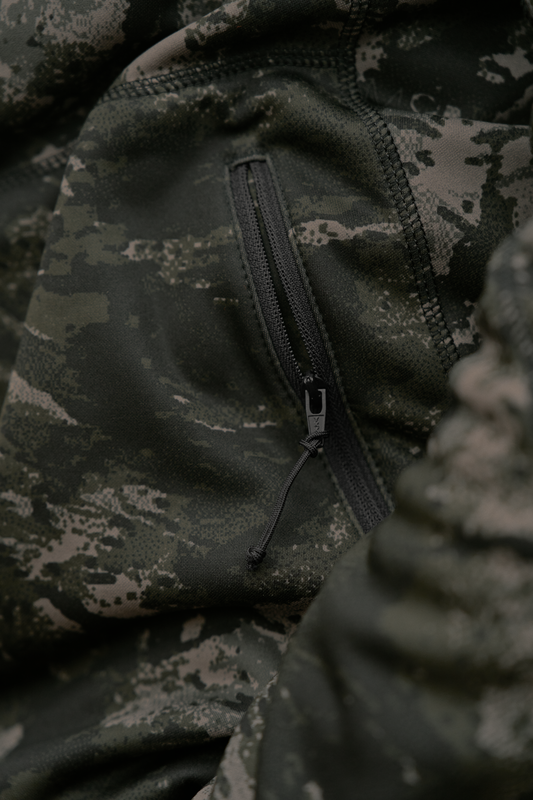 Härkila NOCTYX Camo Full Zip Fleecetröja, AXIS MSP®