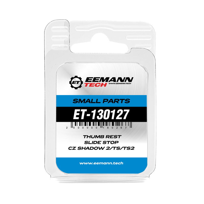Eemann Tech Thumb Rest Slide Stop for CZ Shadow 2/TS/TS2 - BLACK