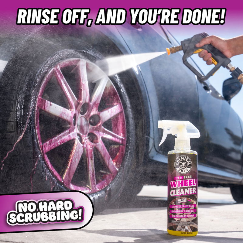 Fälgrengöring Two Face Wheel Cleaner Färgskiftande rengöringsgel för bromsdamm & järn – Two Face Wheel Cleaner