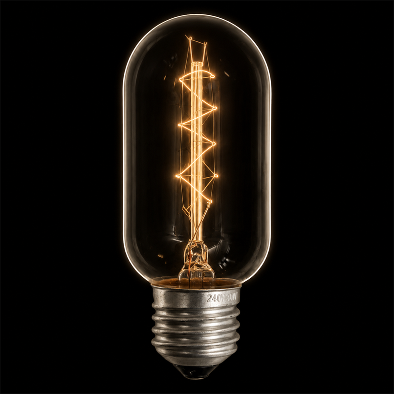 Lyktlampa Tuboral E27 55W klar