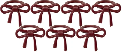Rosett Ljusmanschett Röd 7-p