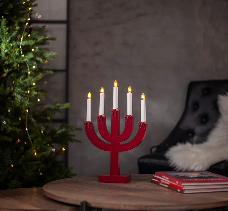 Söta ljusmanschetter - juldekorationer