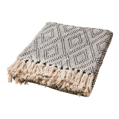 Anna Filt 175x125 Beige/Svart