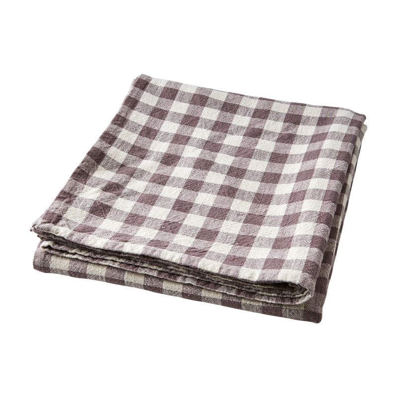Ingrid Bordsduk 250x140 Lila/Elfenben