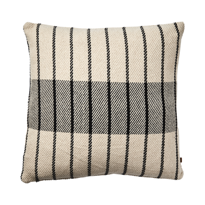 Anna Kuddfodral 50x50 Svart/Elfenben