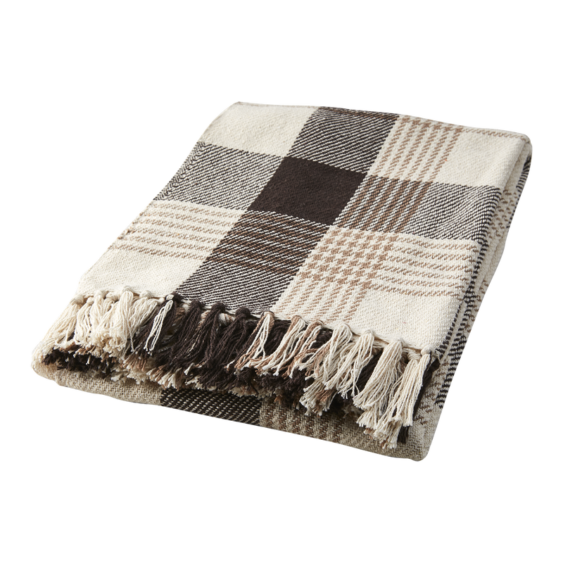 Anna Filt 150x125 Brun/Beige/Elfenben