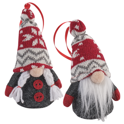 2-pack jultomtar - juldekorationer
