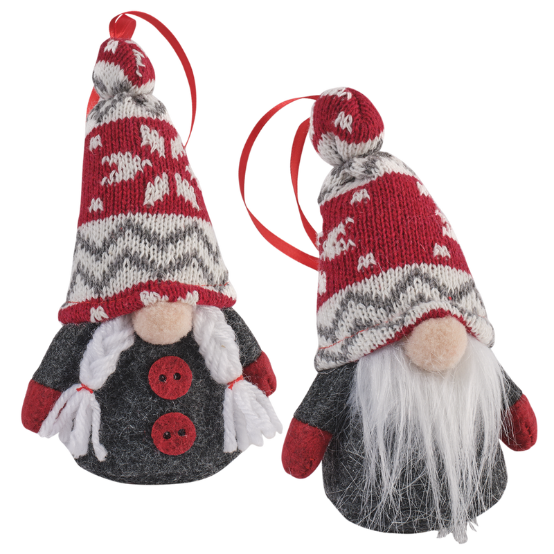 2-pack jultomtar - juldekorationer