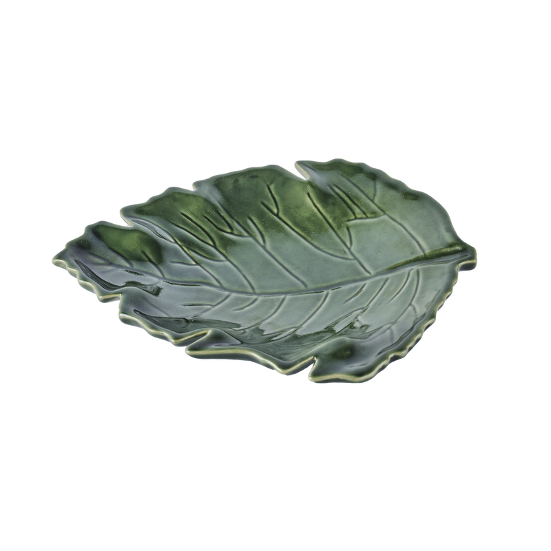 Lotta Tallrik L22 Grön - Format som ett löv