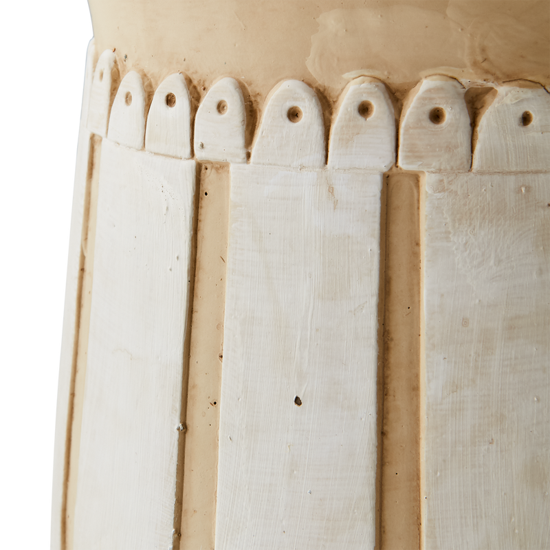 CAMILLE Kruka L, Beige/Svart