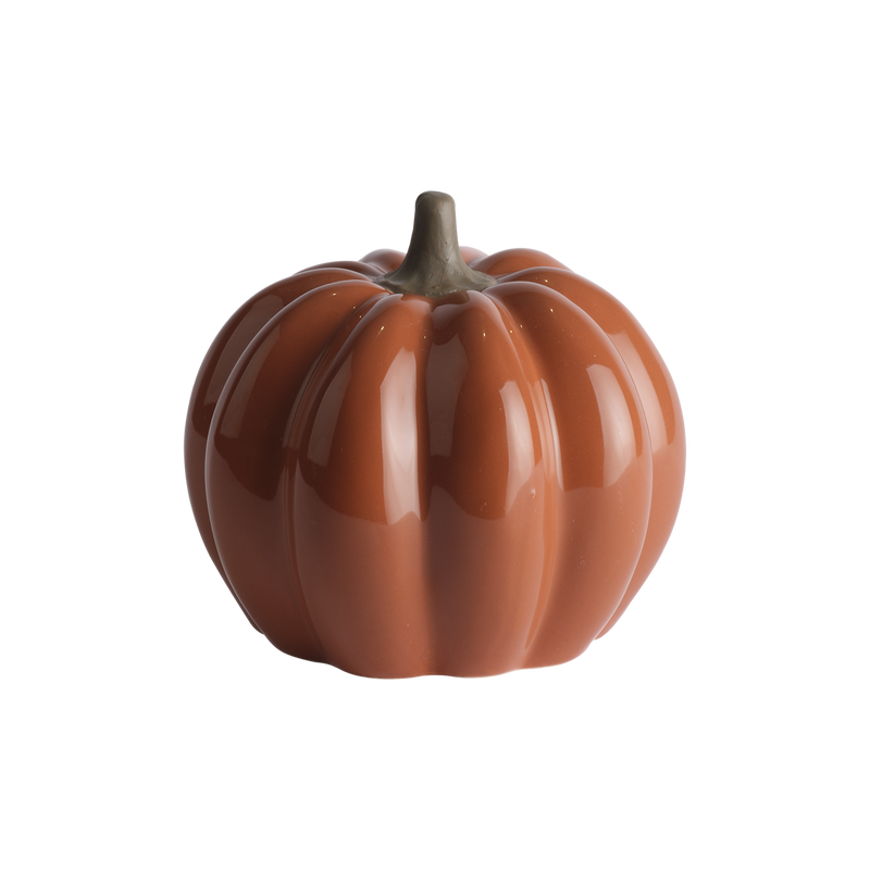 Pumpkin Dekoration D14 Mörkorange