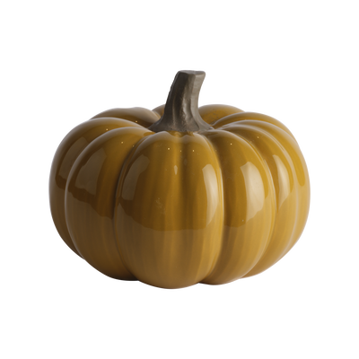 Pumpkin Dekoration D17 Senapsgul