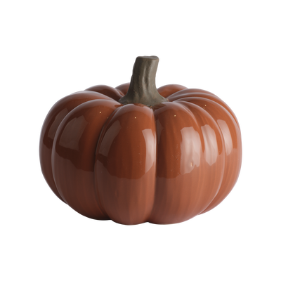 Pumpkin Dekoration D17 Mörkorange