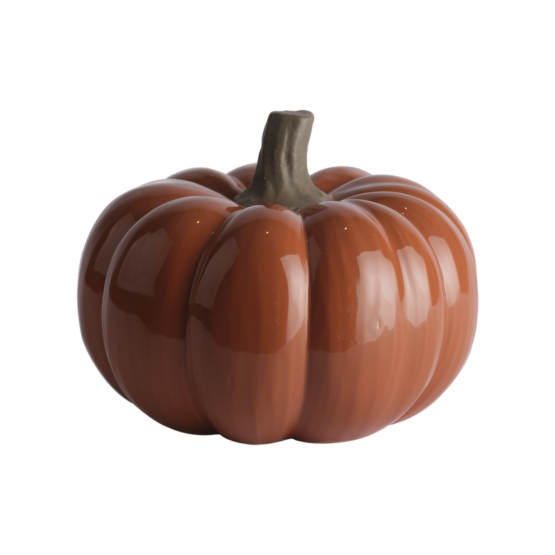 Pumpkin Dekoration D17 Mörkorange