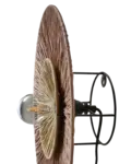 Vägglampa i naturmaterial
