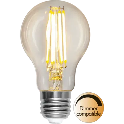 Normallampa 827 8W klar dim