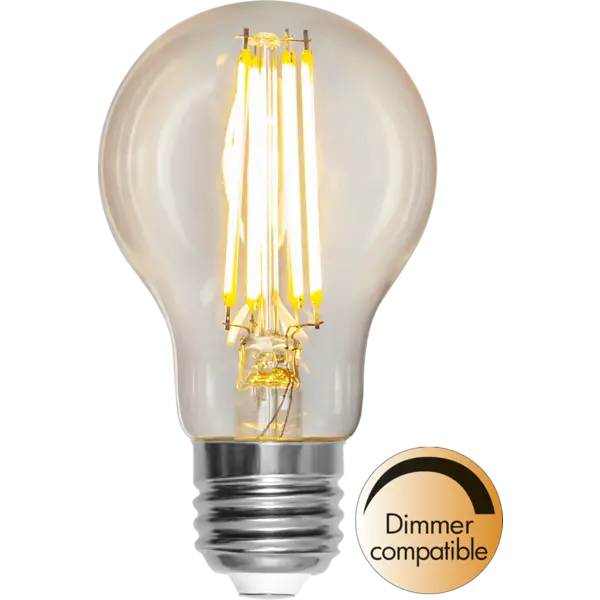 Normallampa 827 8W klar dim