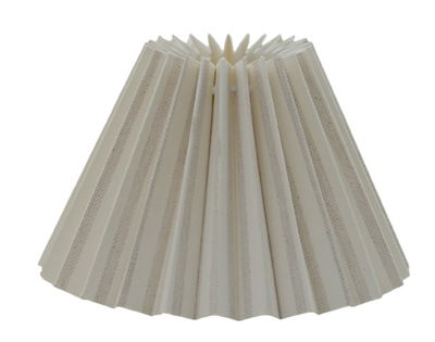 James Stripe Skärmar Plisserad Sand