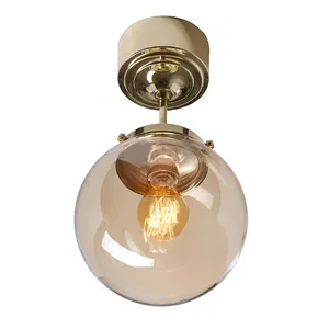 Orsa rund glasglob 30 amber