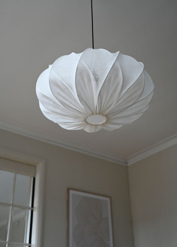 Wilma takskärmar ellips offwhite