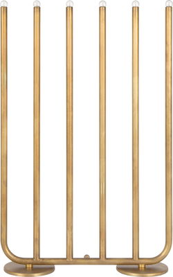 December Ljusstake 6 Rå Mässing