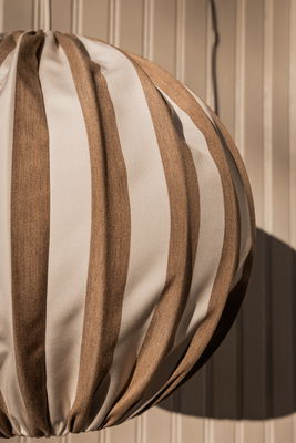 Capri taklampa 45 taupe/vit