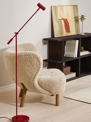 Cato LED Golvlampa Dimbar Röd/svart