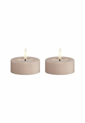 LED Värmeljus 6x4,5 Rose 2-p